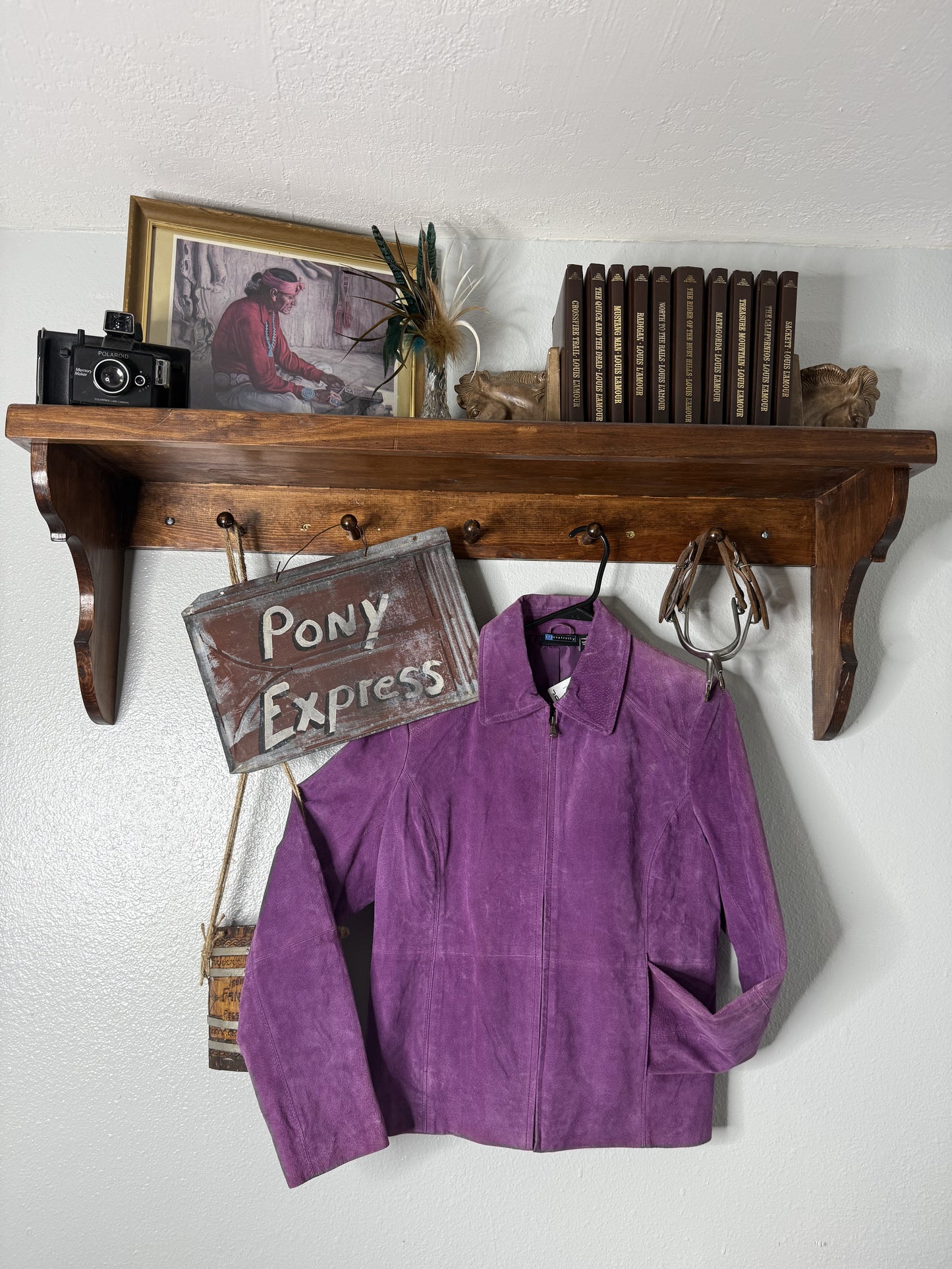 Vintage Relativity Genuine Leather Jacket