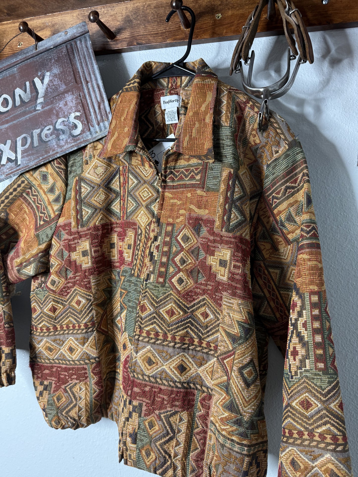 Vintage Bon Worth Aztec Jacket