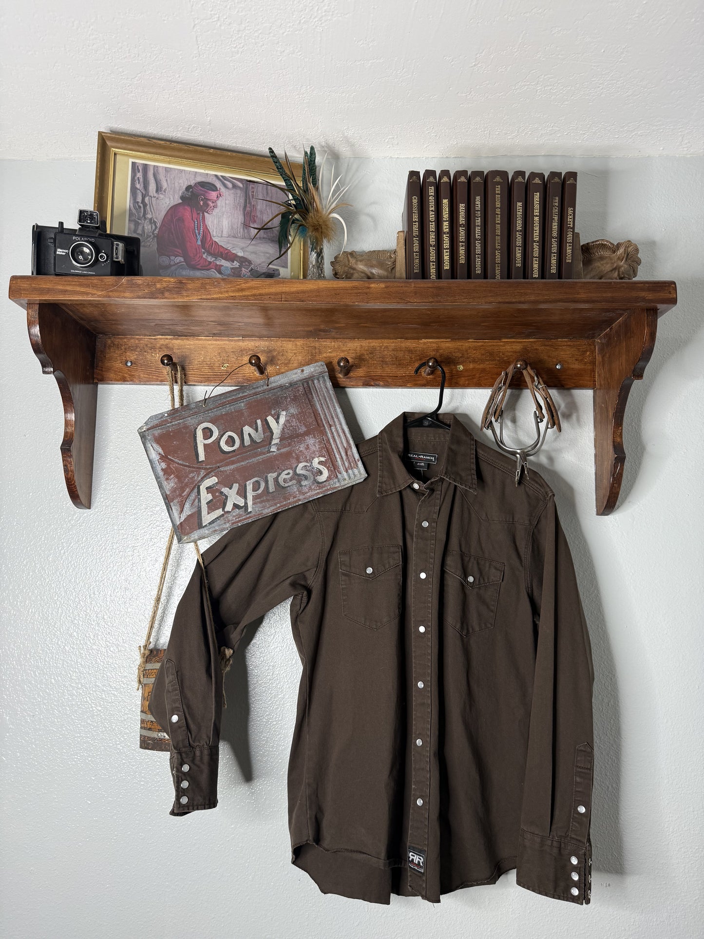 Vintage Real Ranch Workwear Pearl Snap Shirt