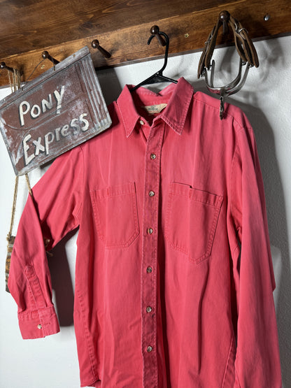 Vintage Red Head Button-Up Shirt
