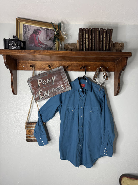 Vintage Plains Western Wear Pearl Snap Shirt