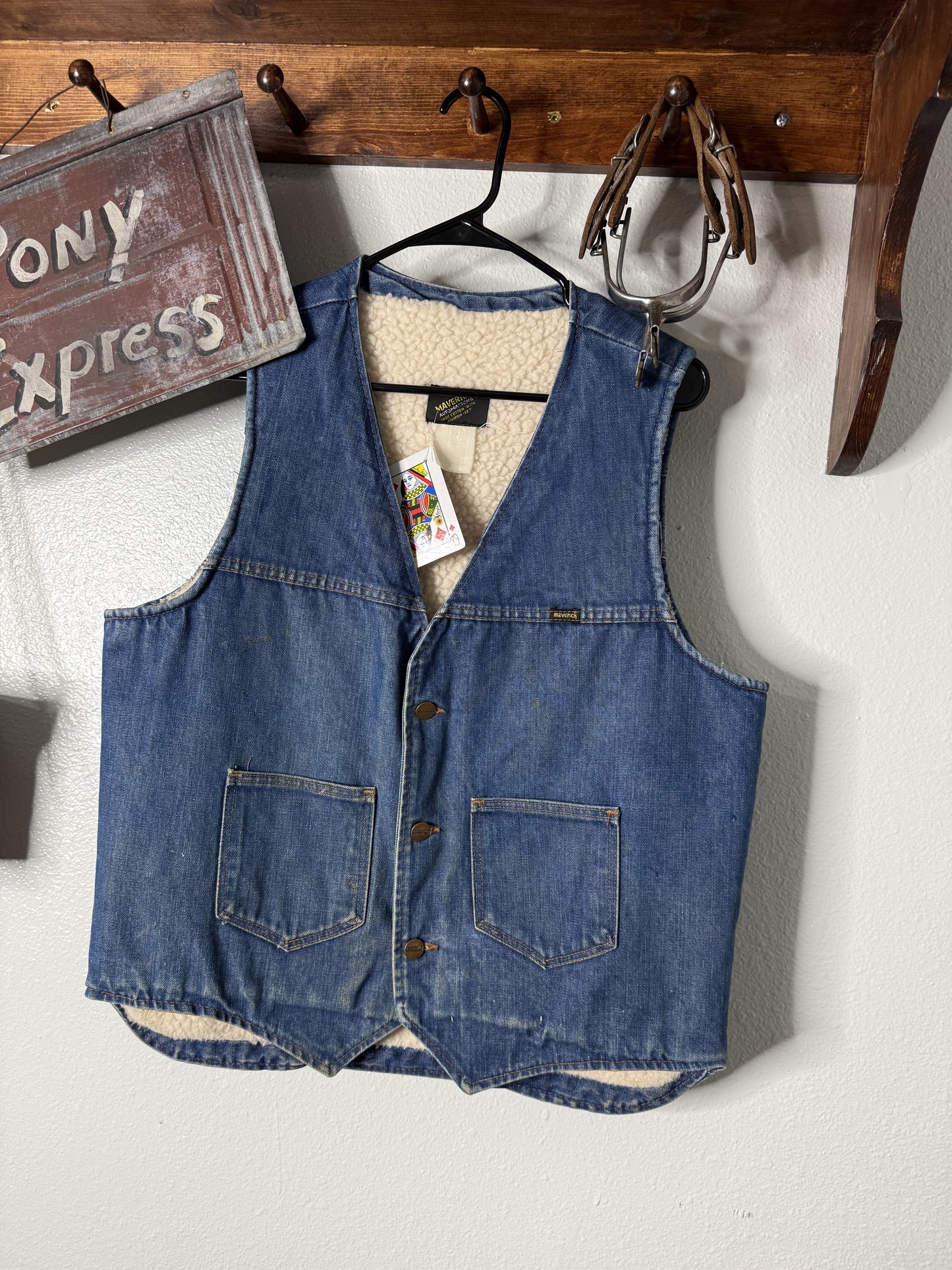 Vintage Maverick Denim Vest