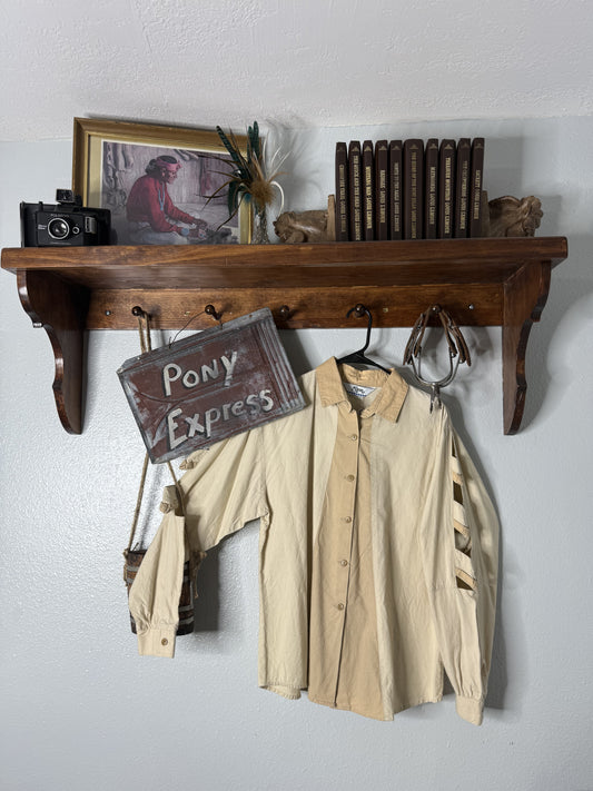 Vintage Roper Peek-A-Boo Sleeves Button-Up Shirt