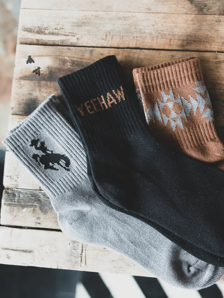 Sock Em Silly Western Socks - WESTY